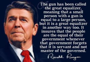 Ronald Reagan the great Equalizer